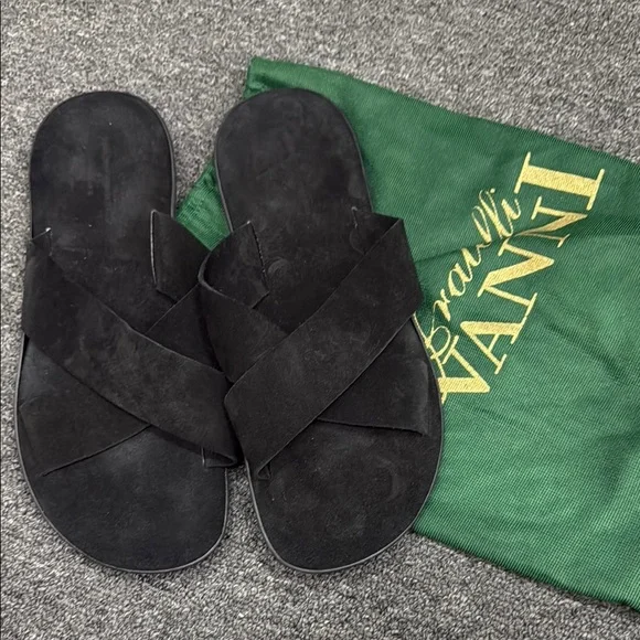 Fratelli Vanni black suede men’s  Sandals FRATELLI VANNI Men main image 3